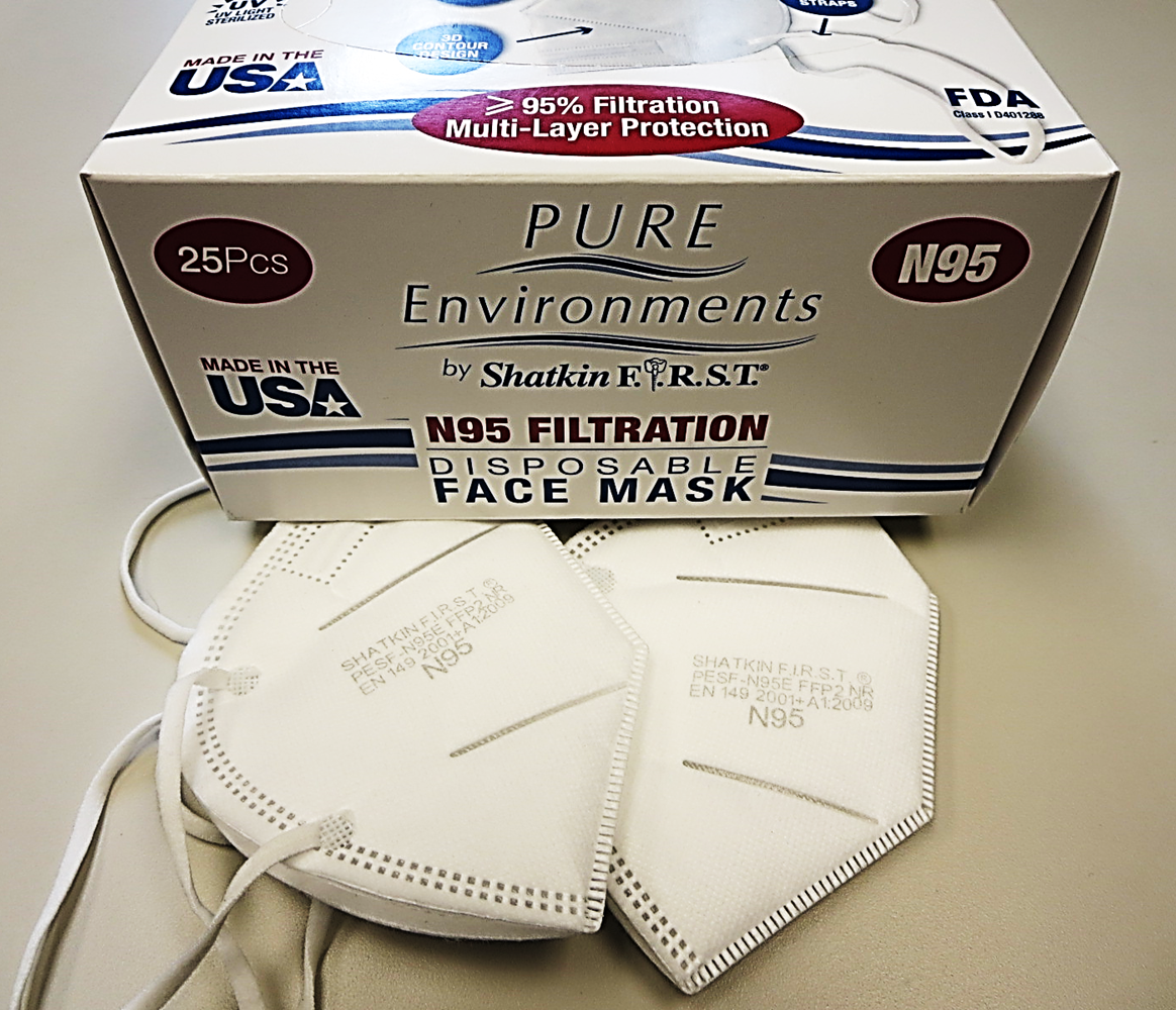 Shatkin F.I.R.S.T.® High Efficiency N95 Filtering Facepieces